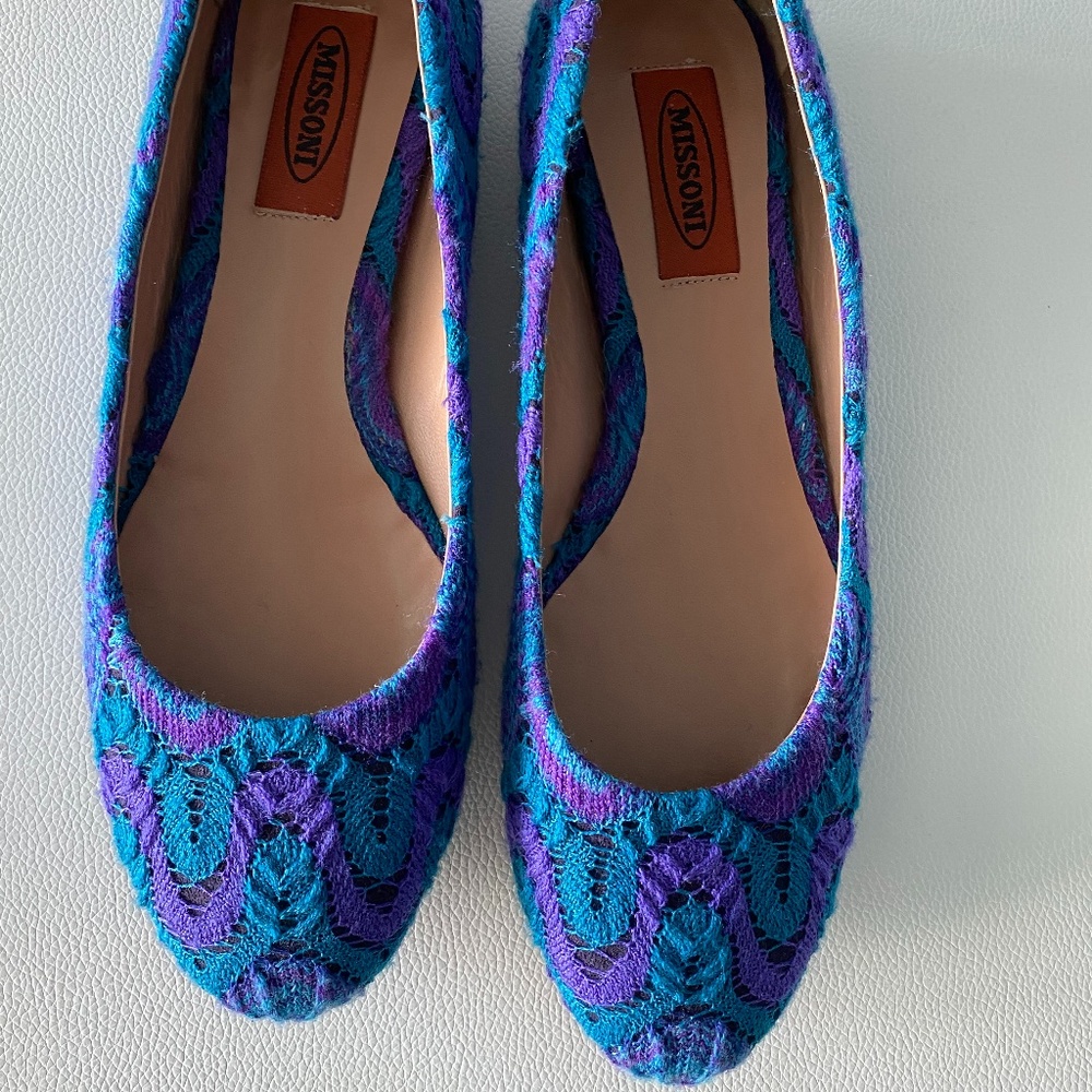 Missoni knit shoes bought in italy